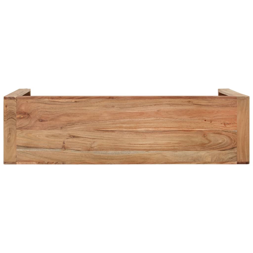 Mesa consola 110x30x76 cm madeira de acácia maciça