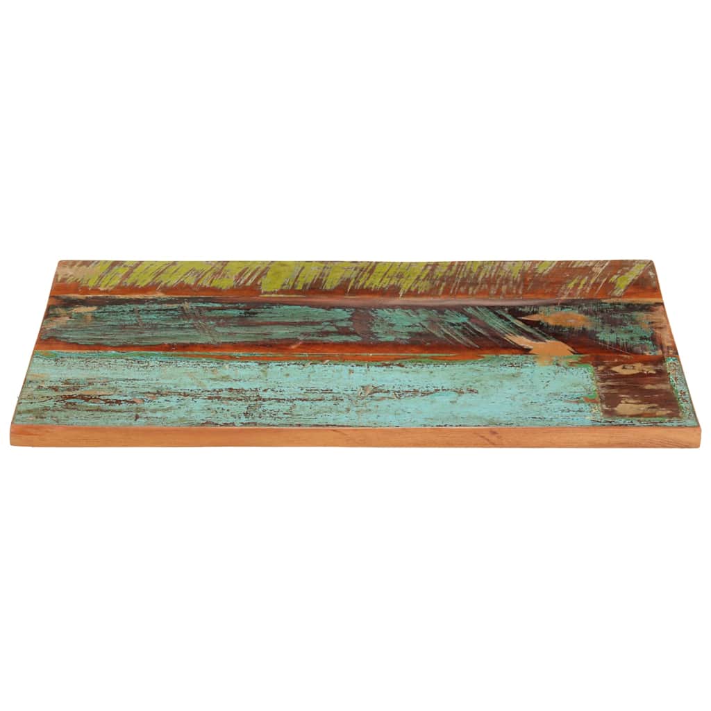 Tampo mesa retangular 60x80cm 25-27mm madeira recuper. maciça