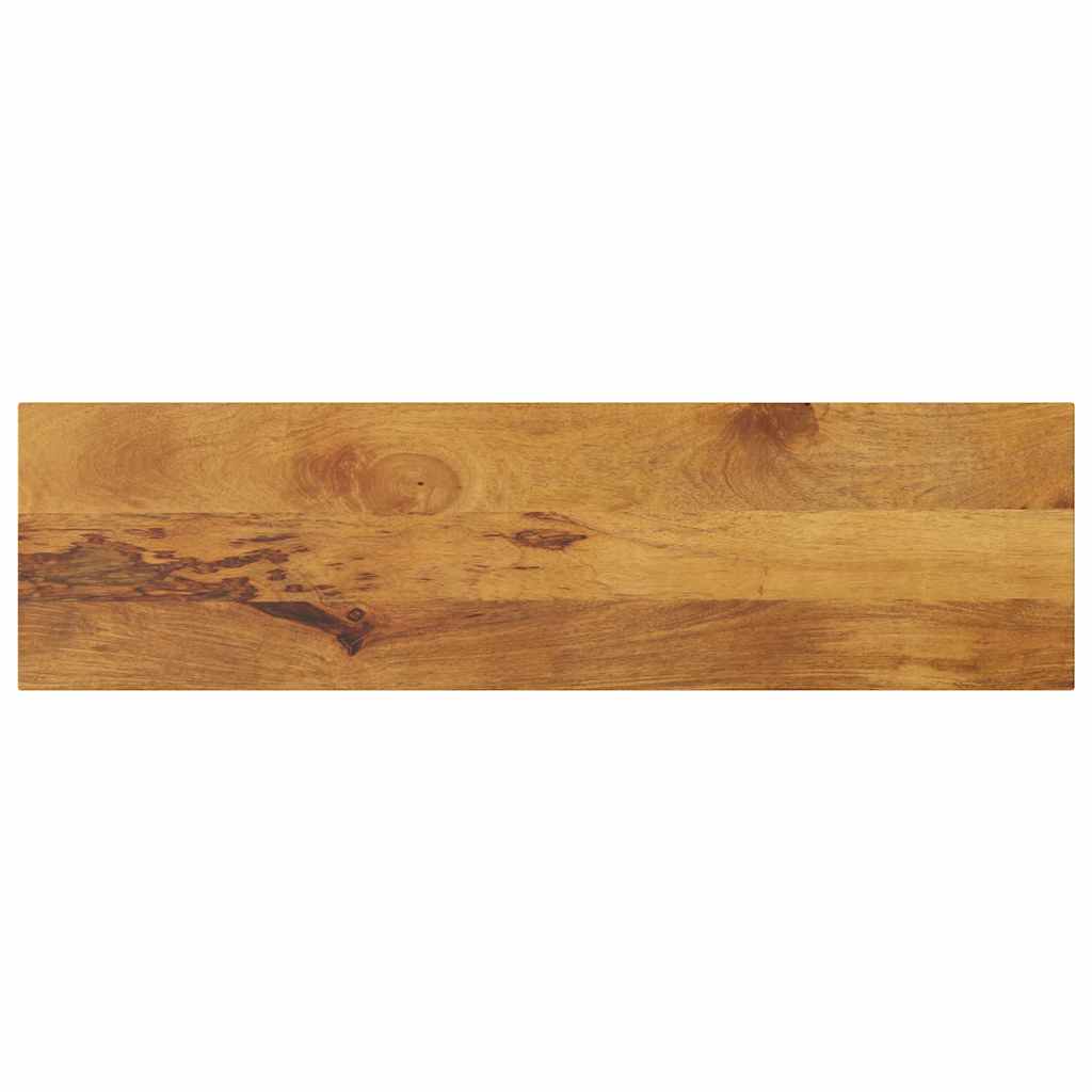 Tampo de mesa retangular 100x30x3,8 cm mangueira maciça