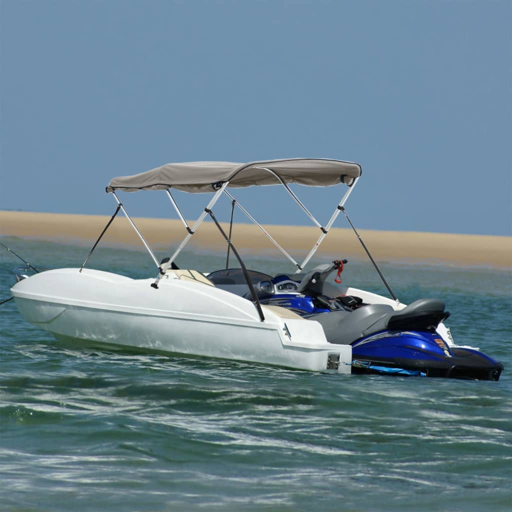 Toldo de 3 arcos bimini c/ paredes laterais 183x(185-198)x137cm