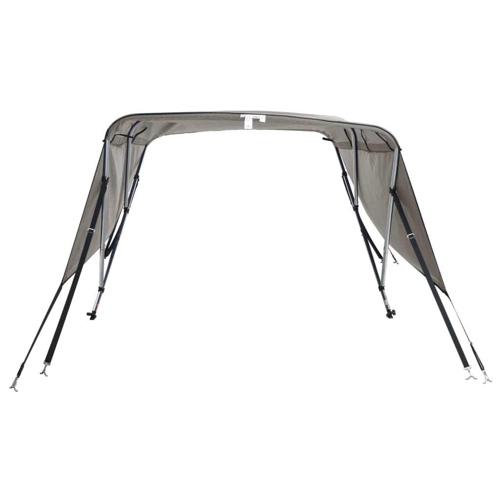 Toldo de 3 arcos bimini c/ paredes laterais 183x(185-198)x137cm
