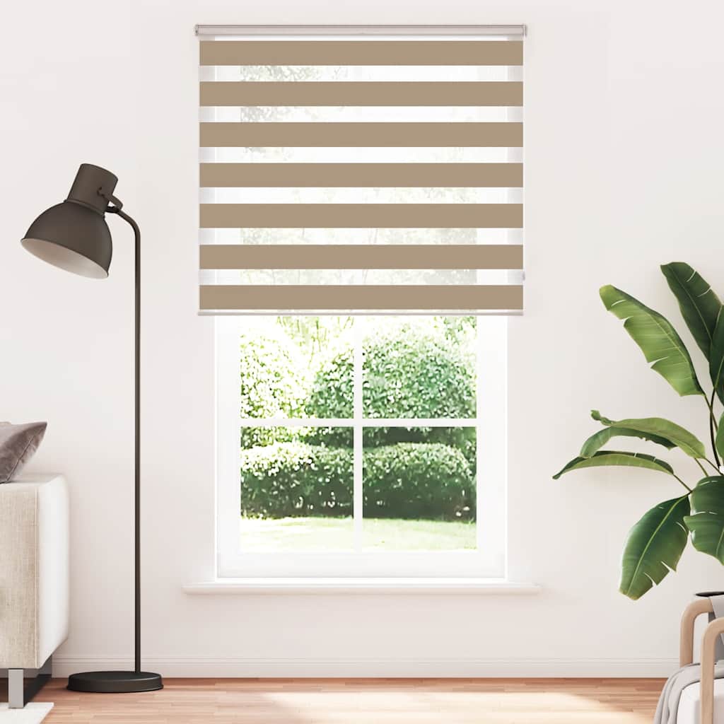 Cortina de zebra 125x200 cm largura do tecido 120,9cm poliéster