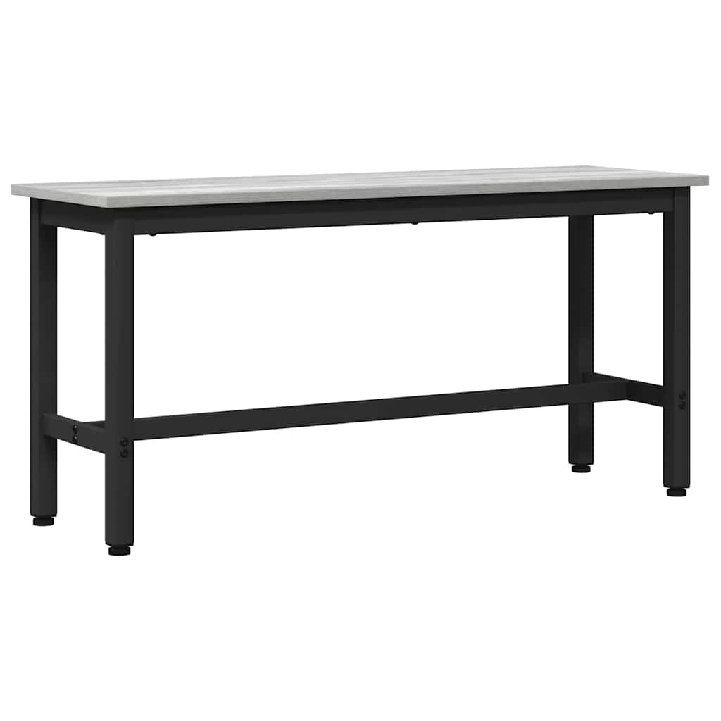 Banco de jantar cinza sonoma 100 x 32,5 x 48,5 cm