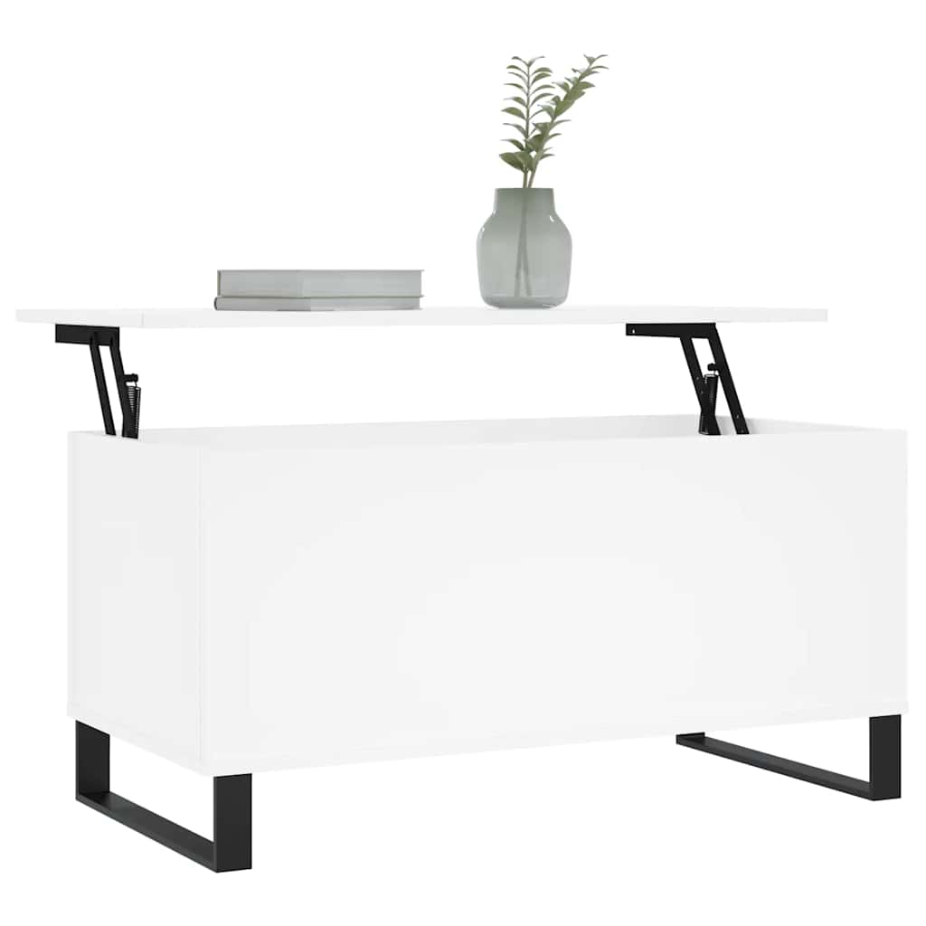 Mesa de centro 90x44,5x45 cm derivados de madeira branco