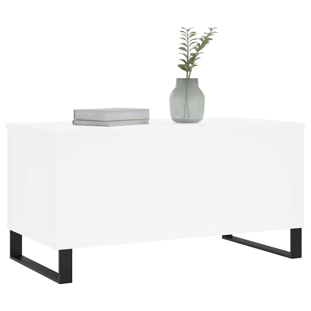 Mesa de centro 90x44,5x45 cm derivados de madeira branco