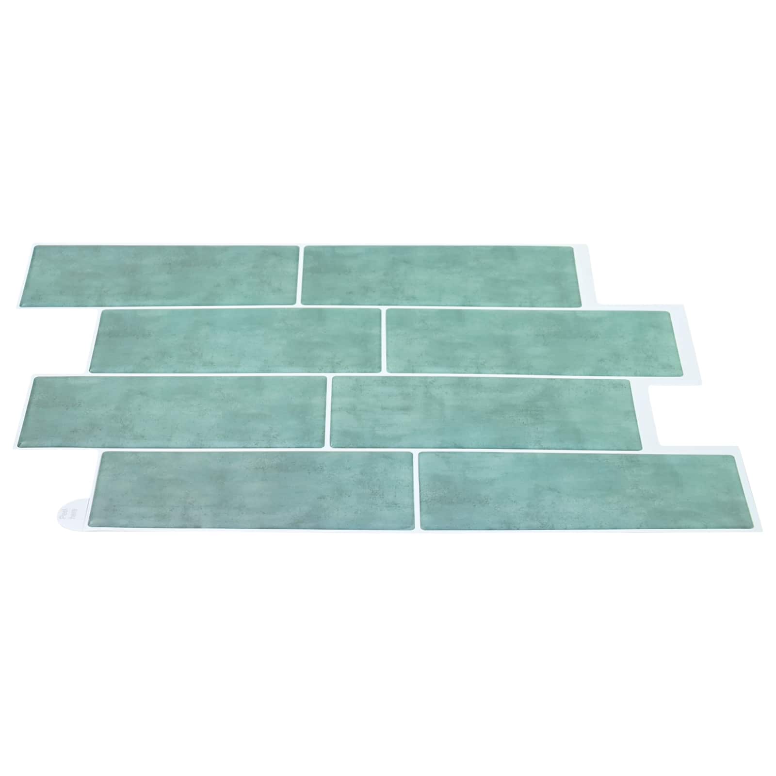 Azulejo subterrâneo 20 unid. cinza verde 29 x 21 cm