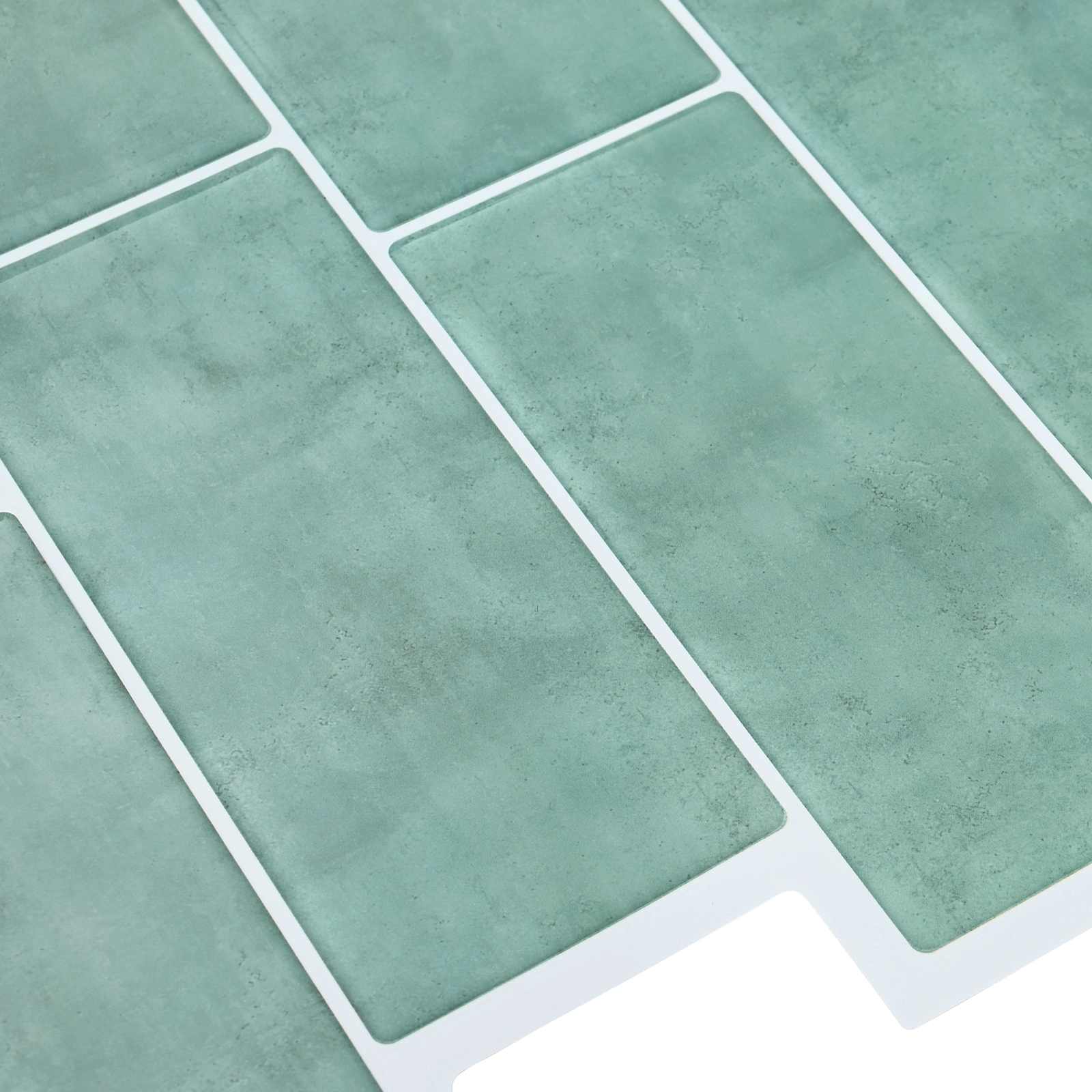 Azulejo subterrâneo 20 unid. cinza verde 29 x 21 cm
