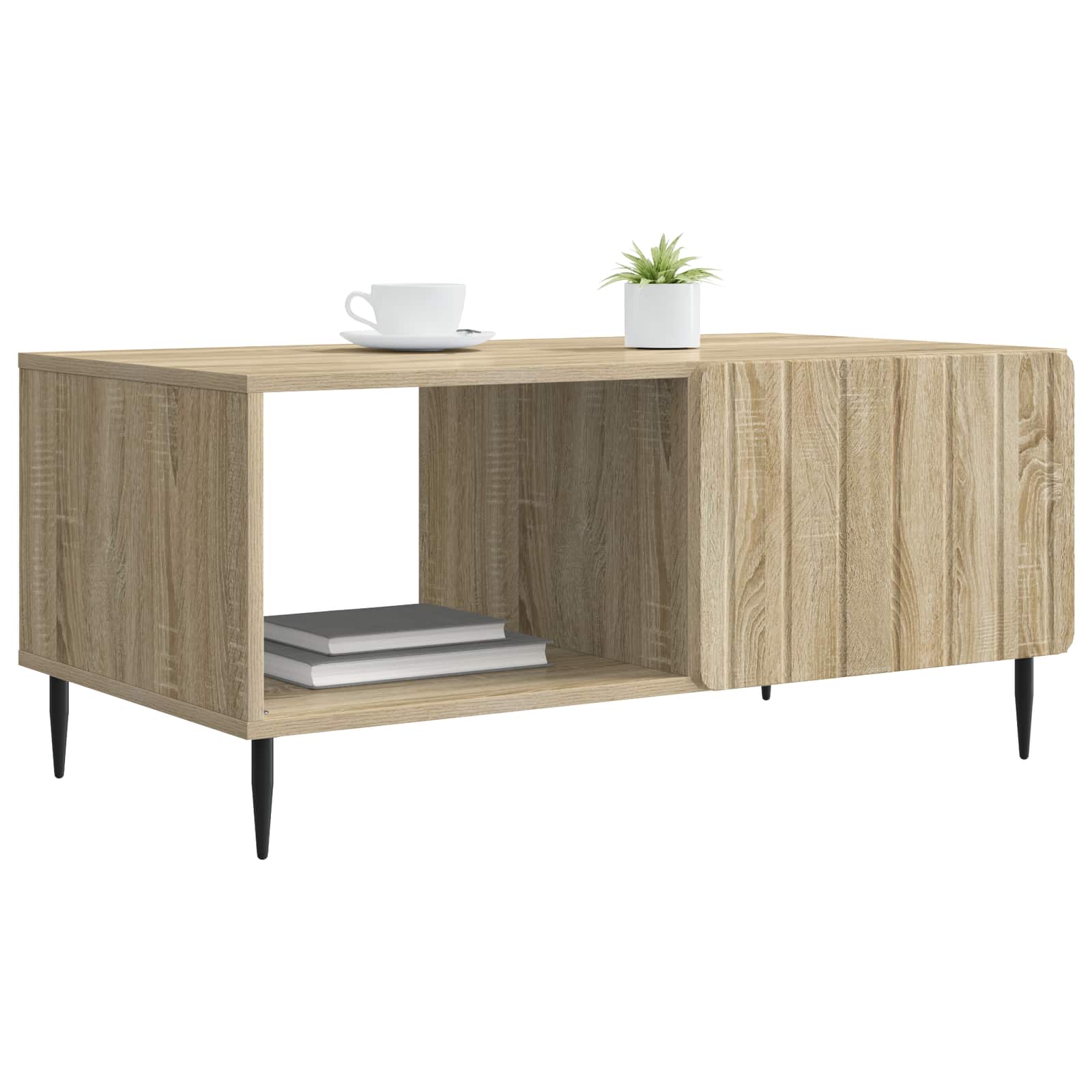 Mesa de centro carvalho sonoma 90 x 50 x 40 cm