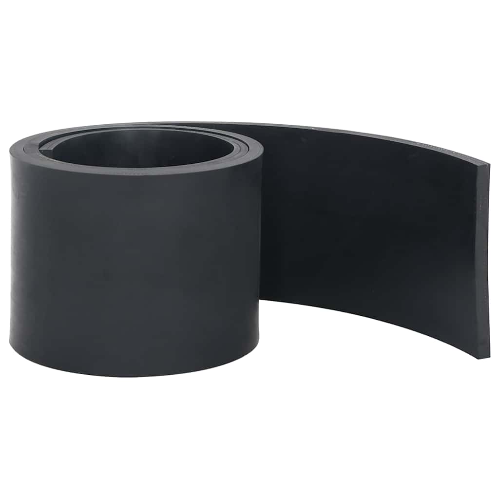 Borda de borracha para limpa-neves 150x15x1 cm preto