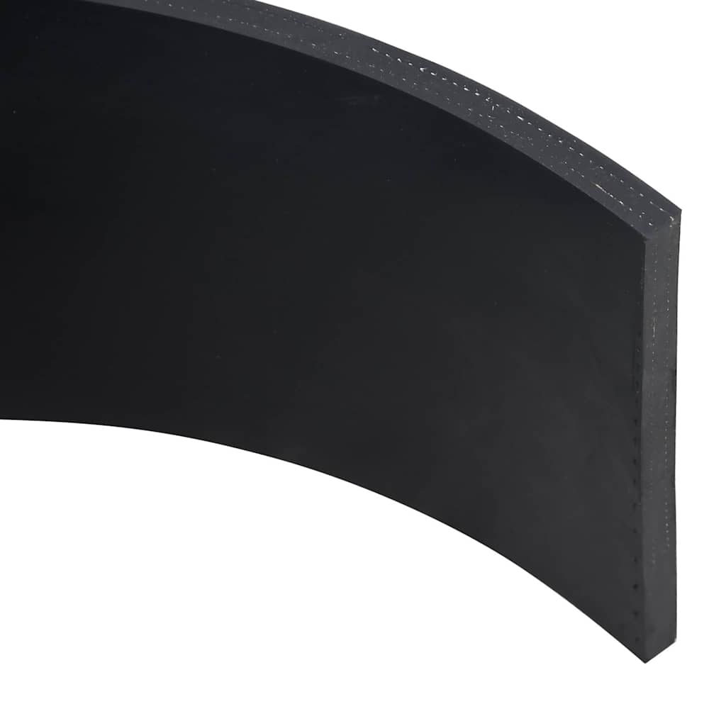 Borda de borracha para limpa-neves 150x15x1 cm preto