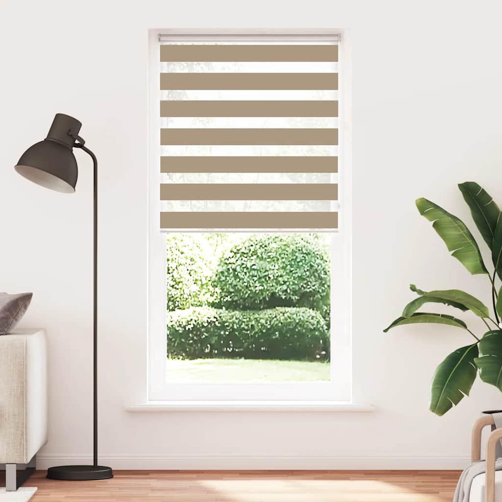 Cortina de zebra 110x200 cm largura do tecido 105,9cm poliéster