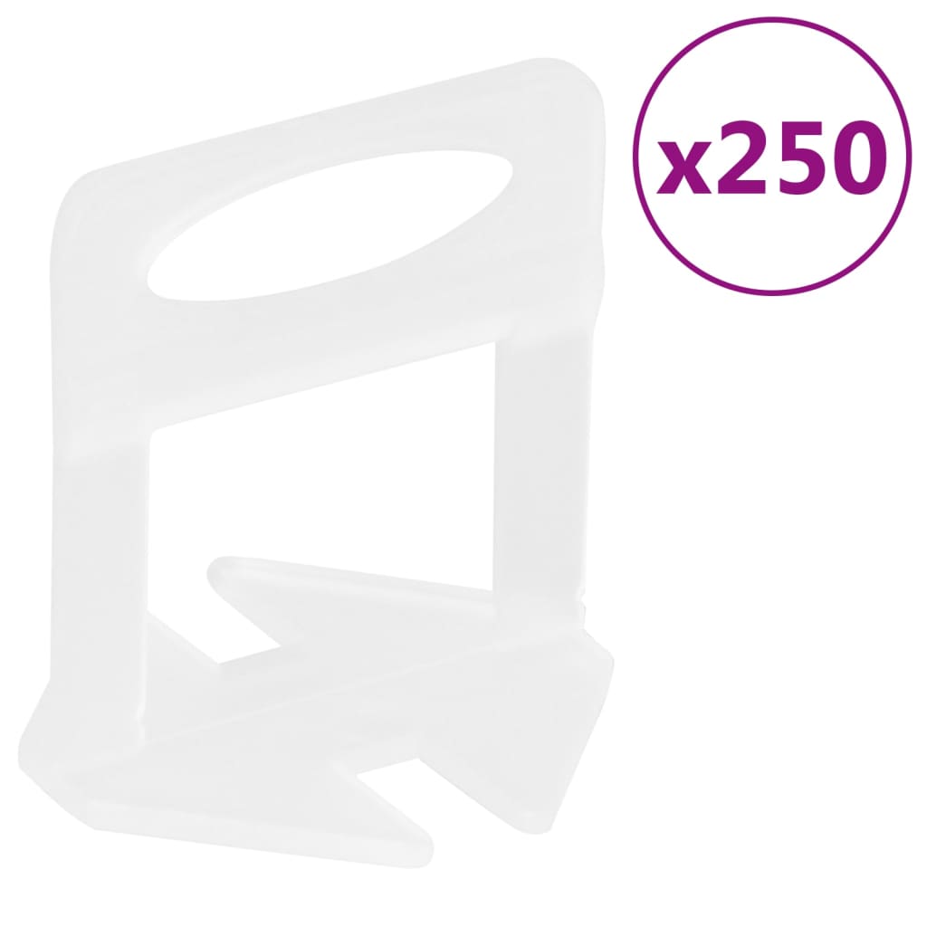 Niveladores de ladrilhos 250 pcs 1,5 mm