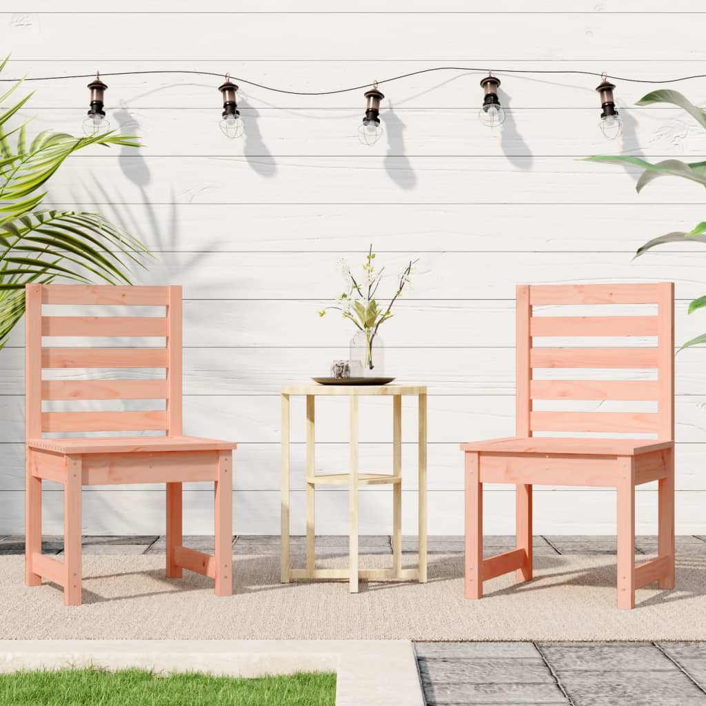 Cadeiras de jardim 2 pcs 50x48x91,5 cm madeira douglas maciça