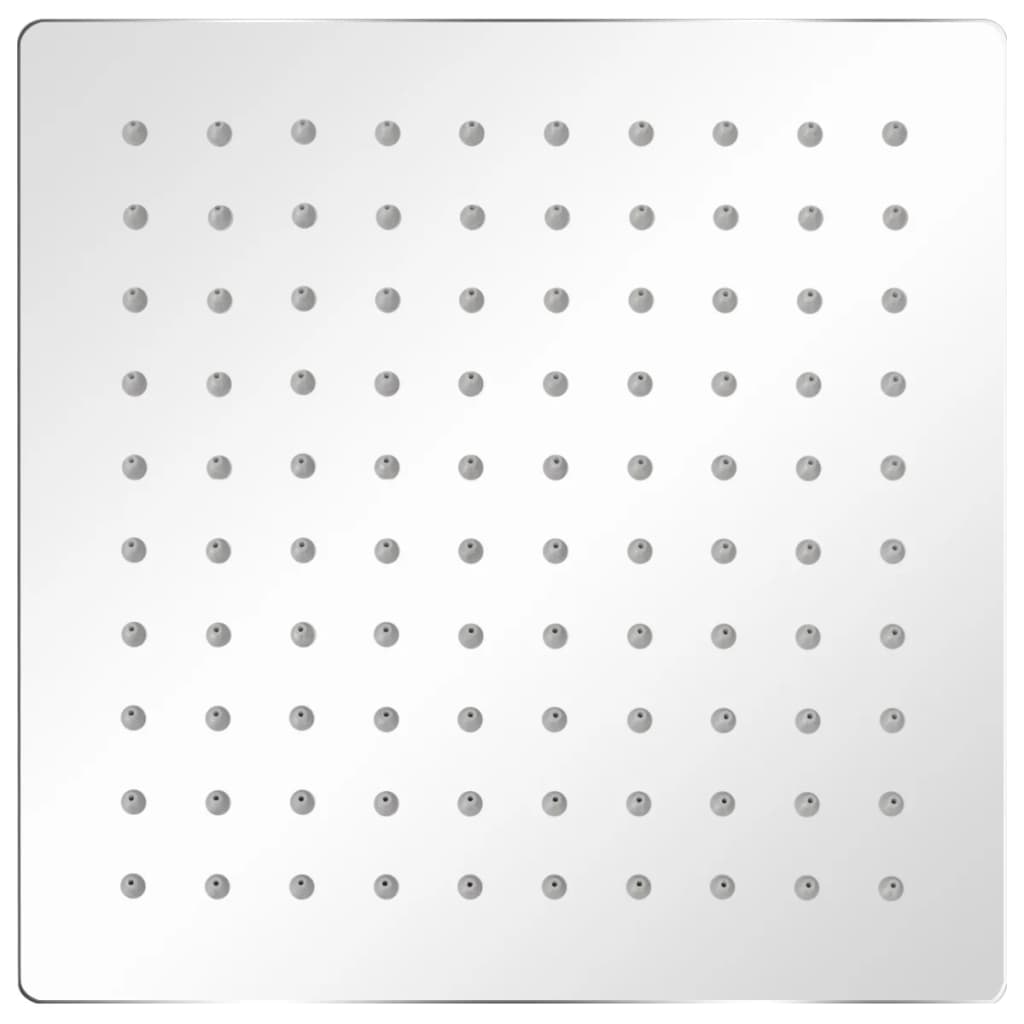 Cabeça de chuveiro 2 pcs aço inoxidável 20x20 cm