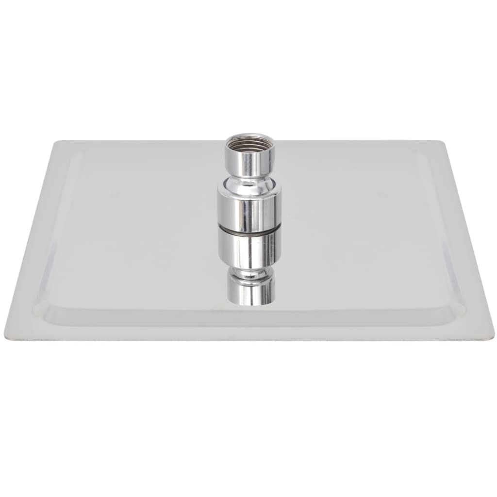 Cabeça de chuveiro 2 pcs aço inoxidável 20x20 cm