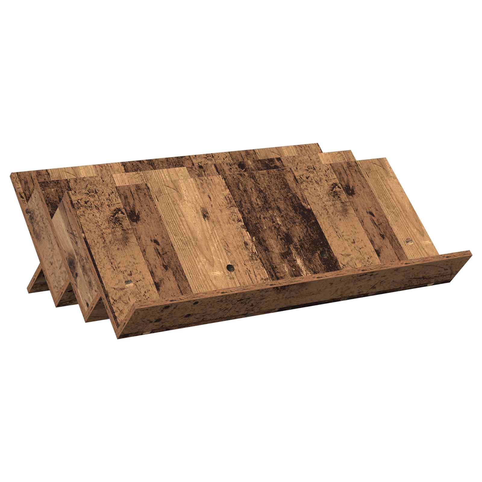 Estante de revistas madeira antiga 90 x 53 x 28,5 cm