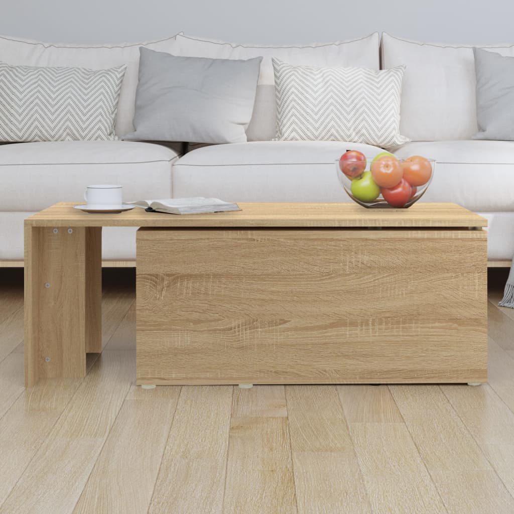 Mesa de centro 150x50x35cm derivados de madeira carvalho sonoma