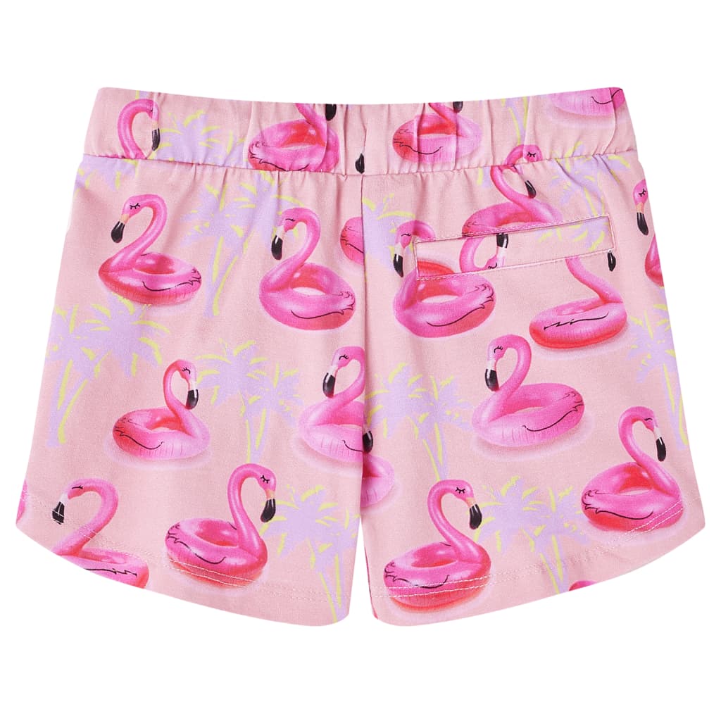 Calção para criança com cordão rosa-claro 104