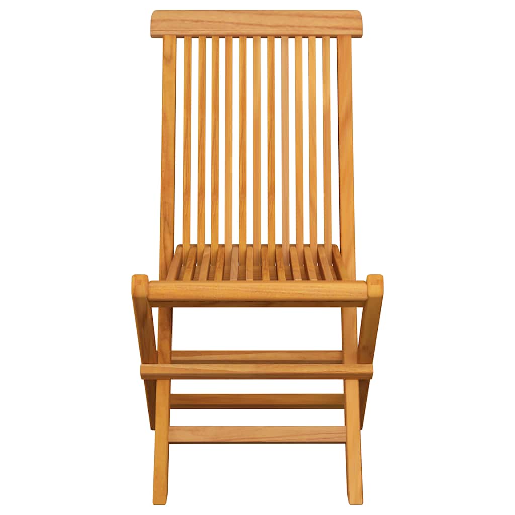 Cadeiras de jardim c/ almofadões pretos 6 pcs teca maciça