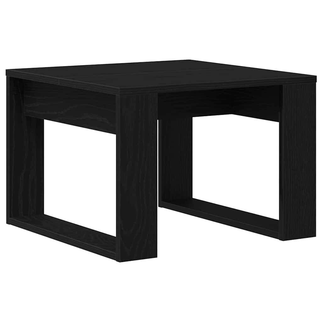 Mesa de centro carvalho preto 50 x 50 x 35 cm