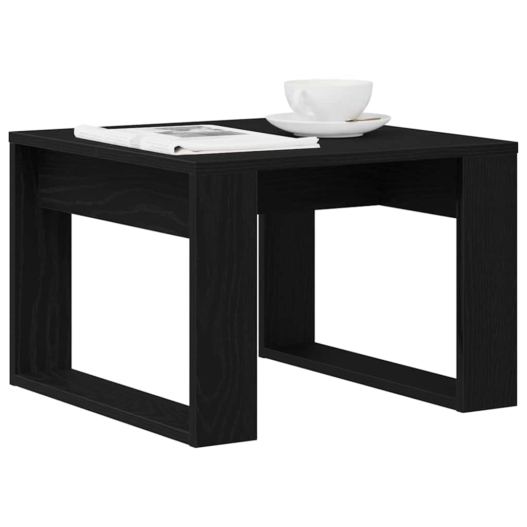Mesa de centro carvalho preto 50 x 50 x 35 cm