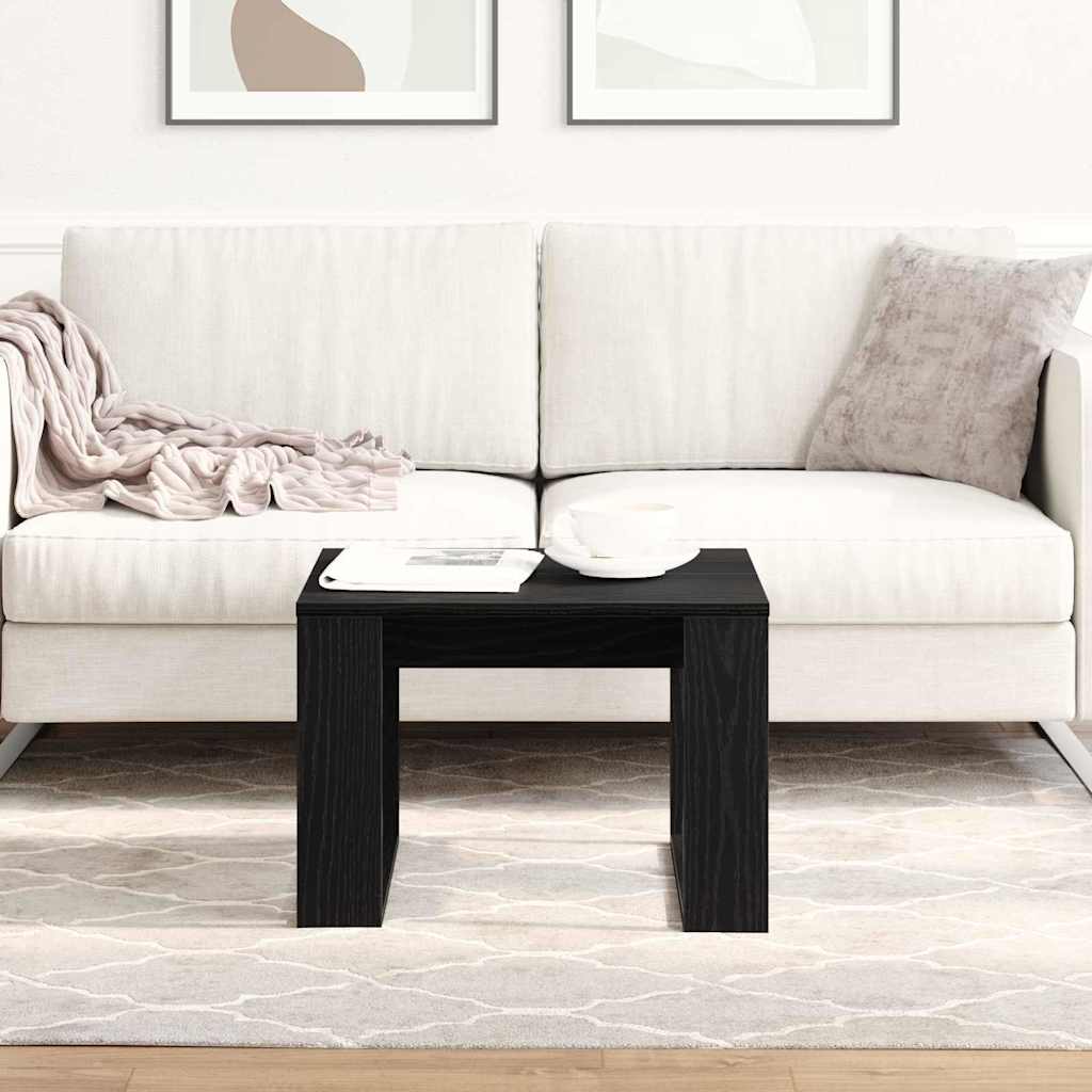 Mesa de centro carvalho preto 50 x 50 x 35 cm