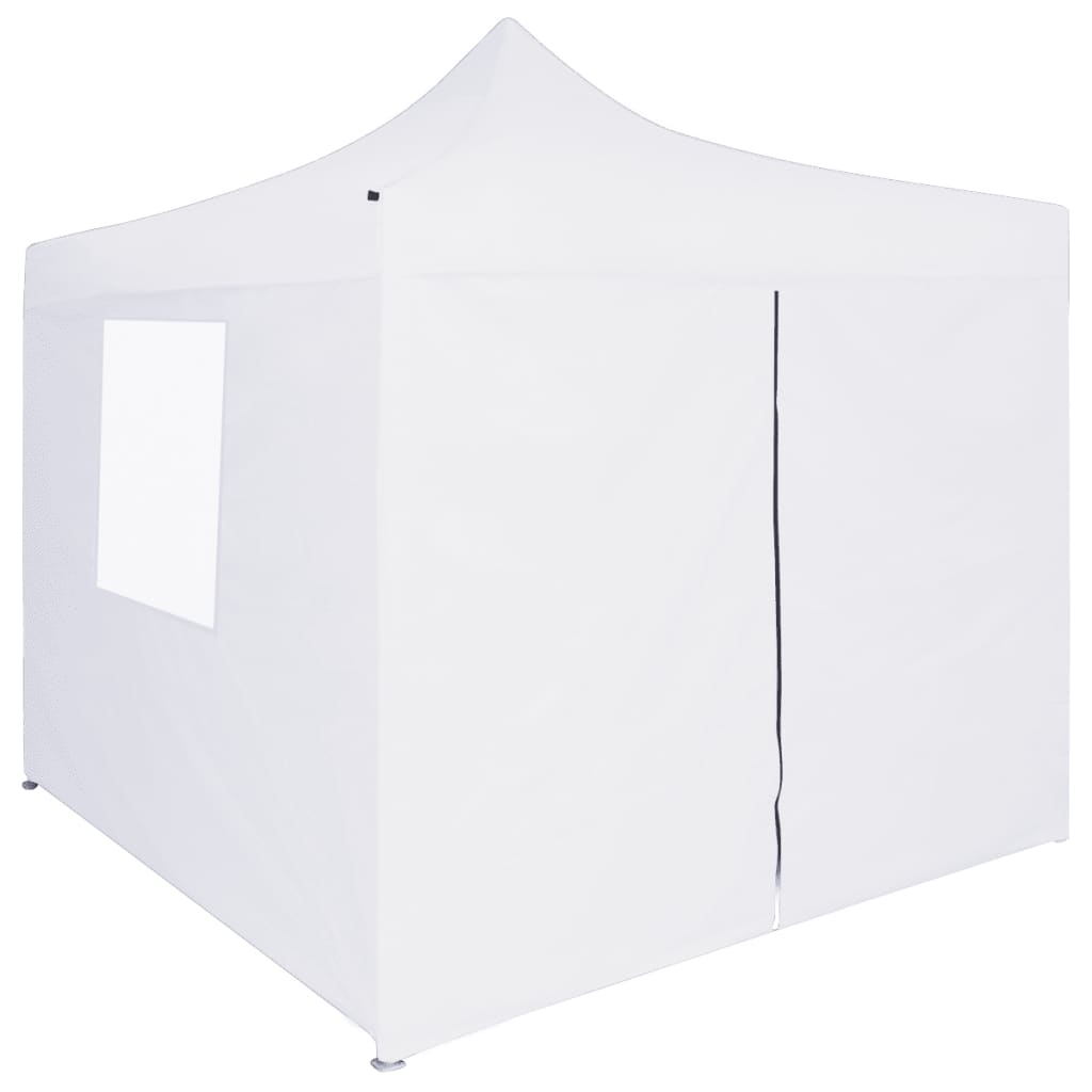 Tenda dobrável profissional festas 4 paredes 3x3m aço branco