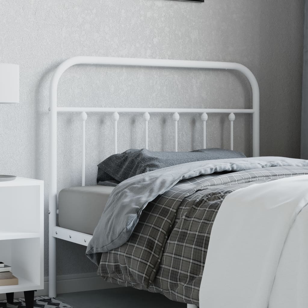 Cabeceira de substituição 107 cm metal branco