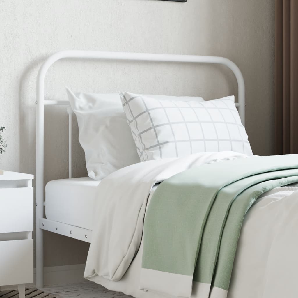 Cabeceira de substituição 107 cm metal branco