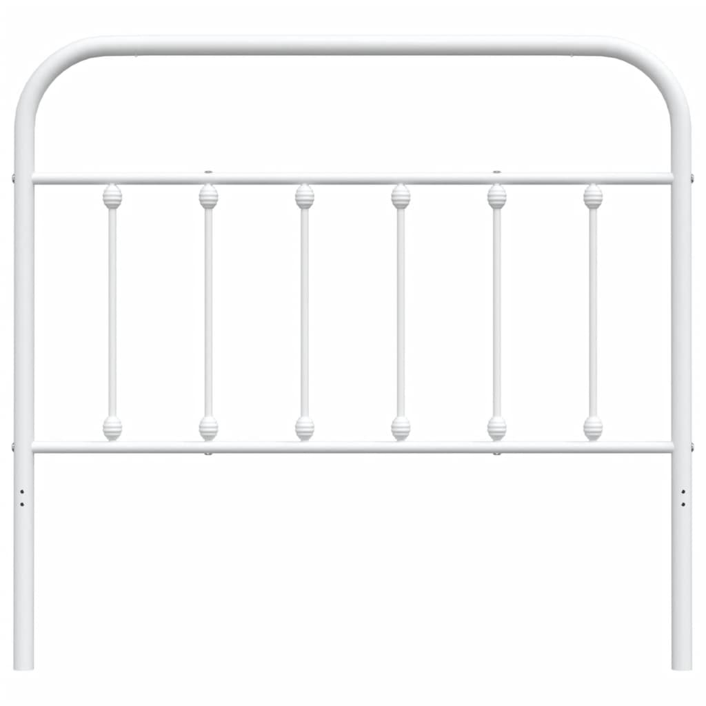 Cabeceira de substituição 107 cm metal branco