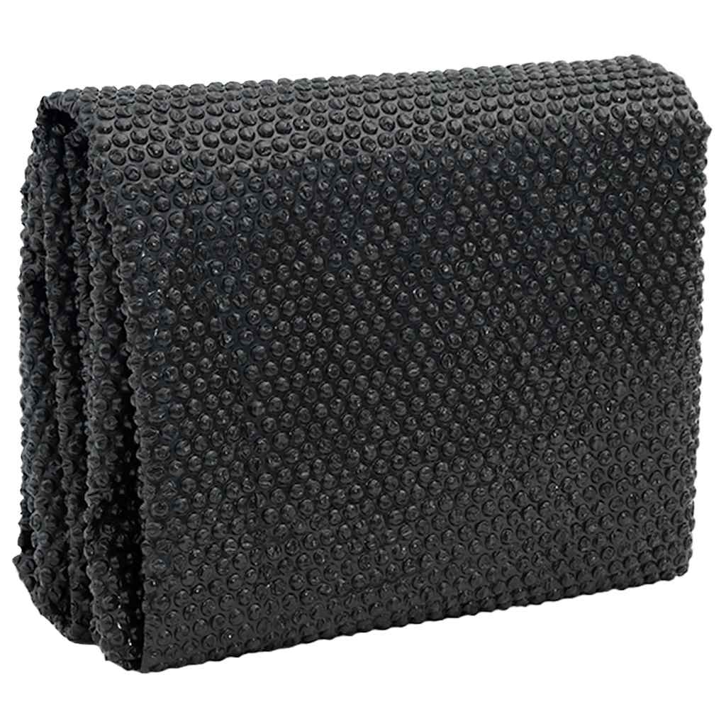Película p/ piscina PE solar flutuante 381 cm preto e azul