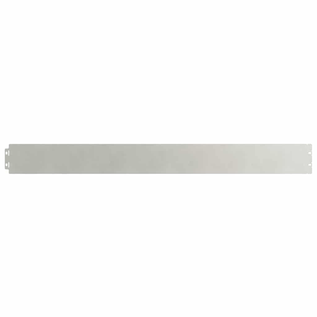 Orlas de relva 10 pcs 10x103 cm aço inoxidável