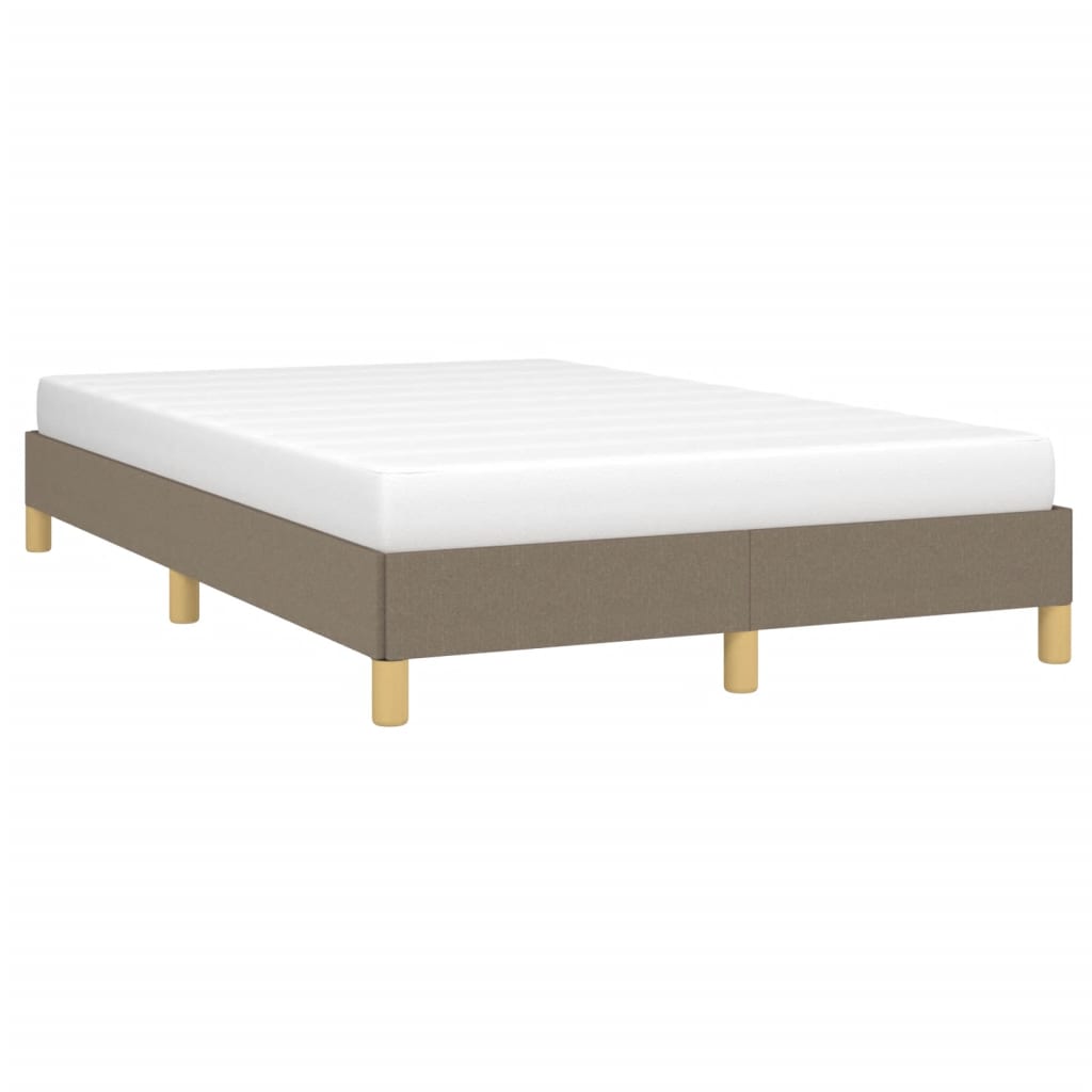 Estrutura cama sem colchão 120x200 cm tecido cinza-acastanhado