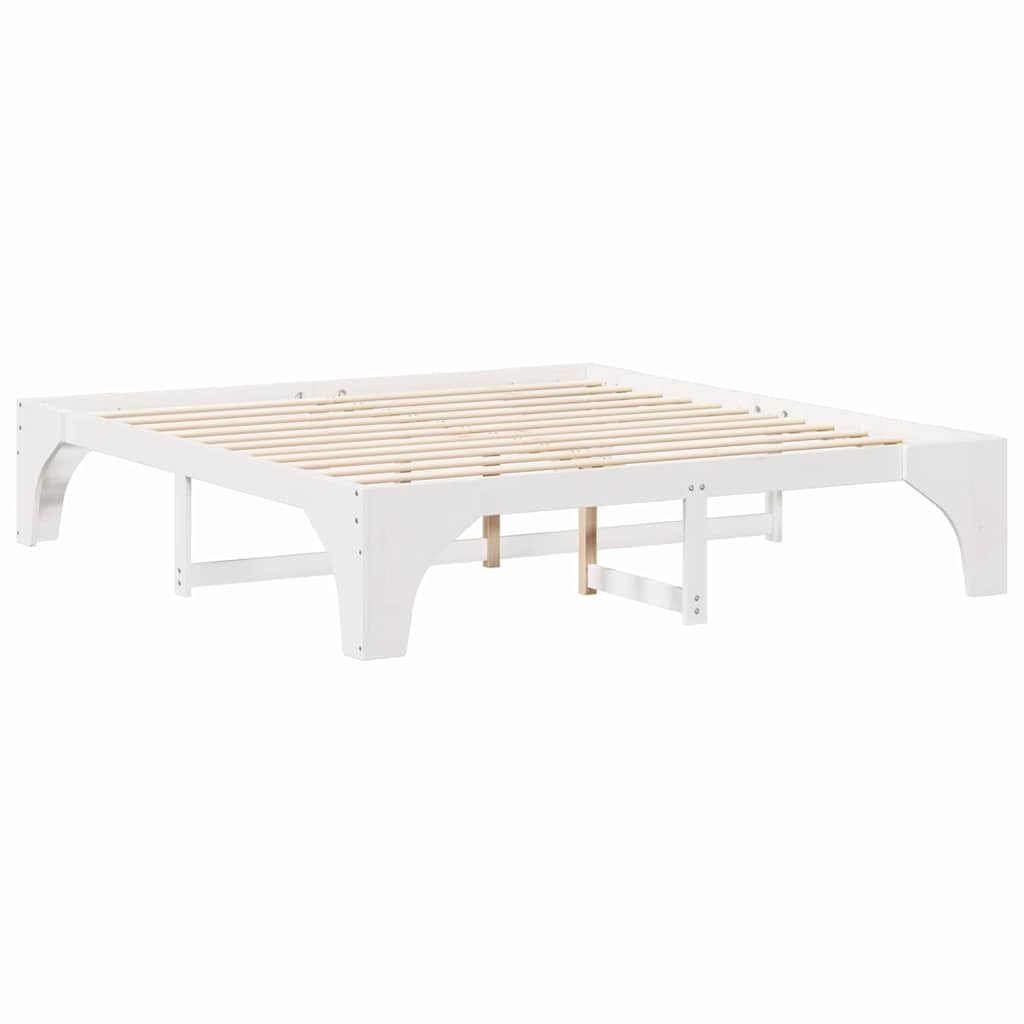 Estrutura da cama branco 200 x 200 cm