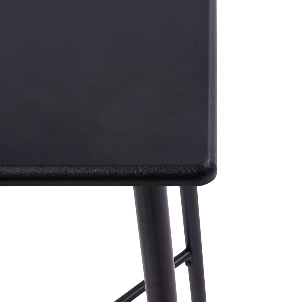 5 Pcs conjunto de bar tecido cinzento-escuro