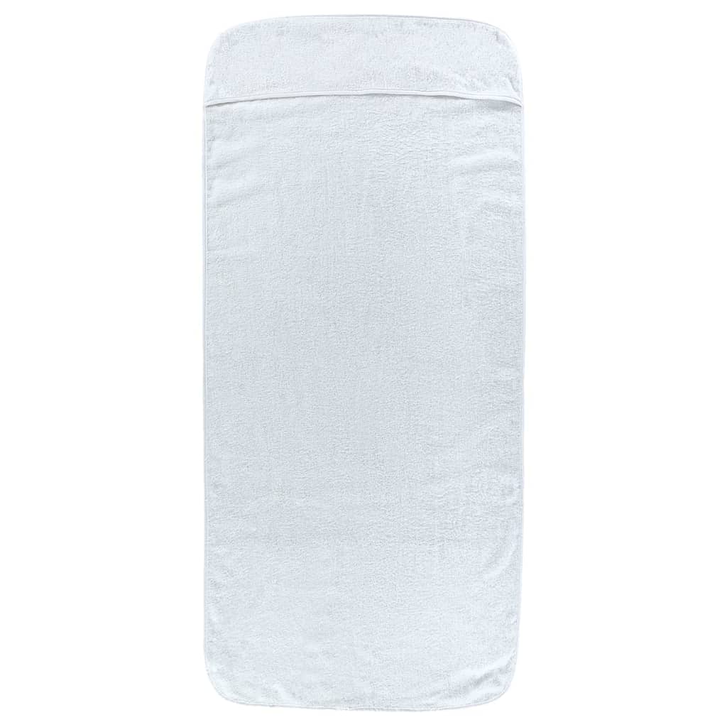 Toalhas de praia 2 pcs 75x200 cm tecido 400 gsm branco