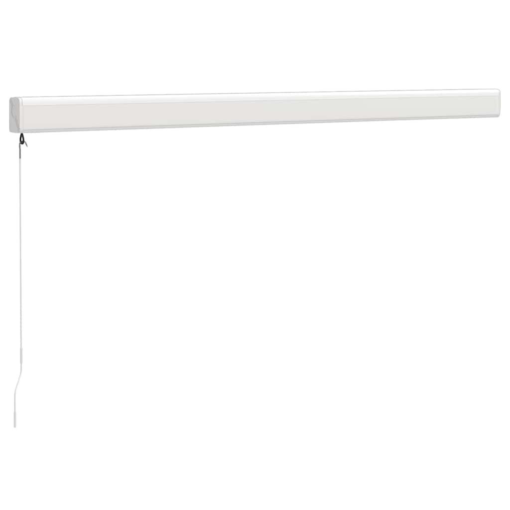 Toldo retrátil 3x2,5 m tecido e alumínio amarelo e branco