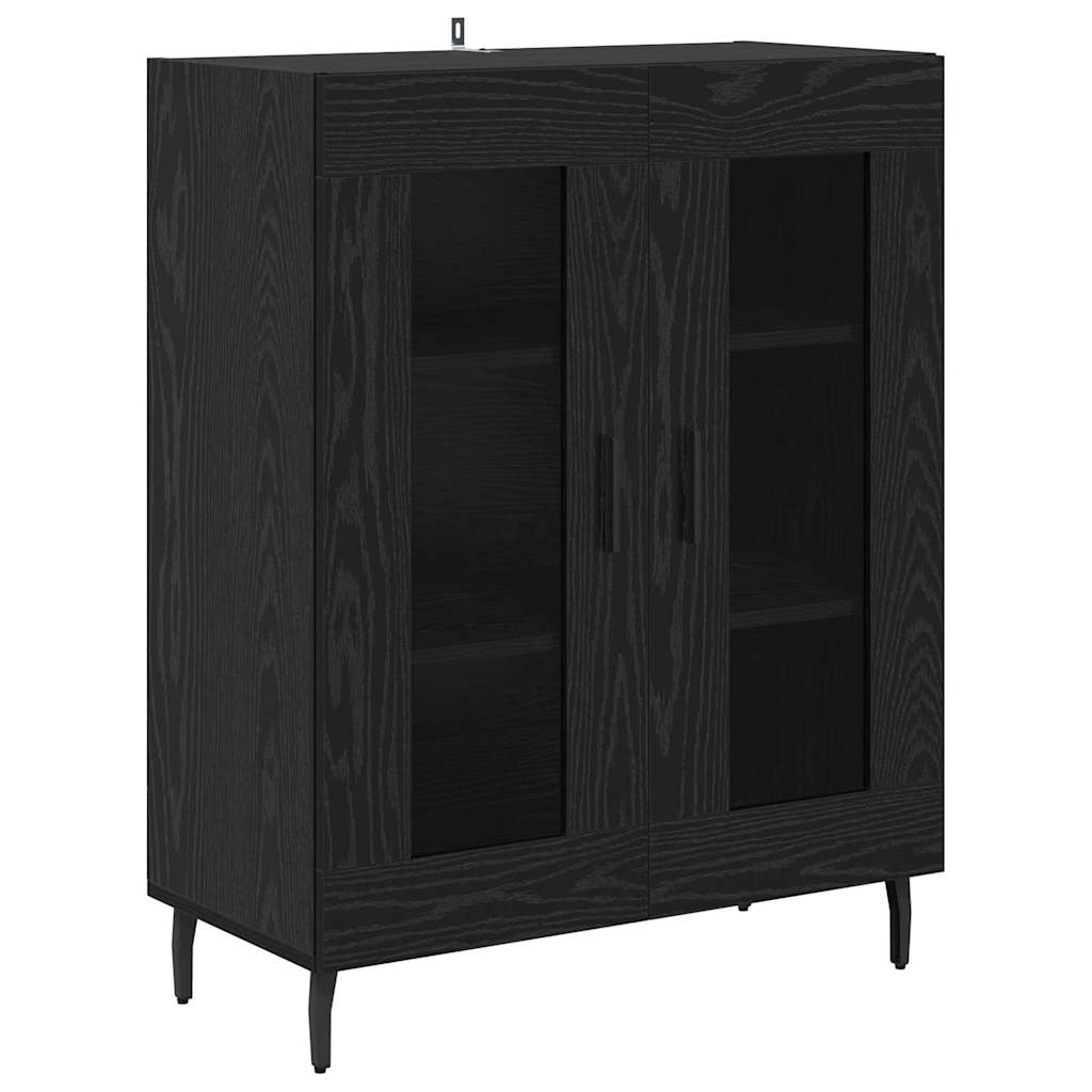 Buffet carvalho preto 69,5 x 34 x 90 cm derivados de madeira
