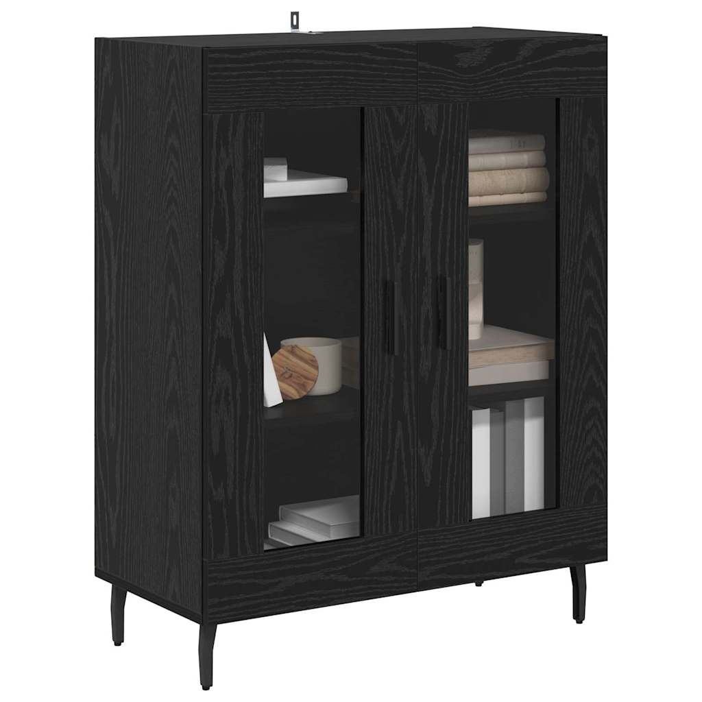 Buffet carvalho preto 69,5 x 34 x 90 cm derivados de madeira