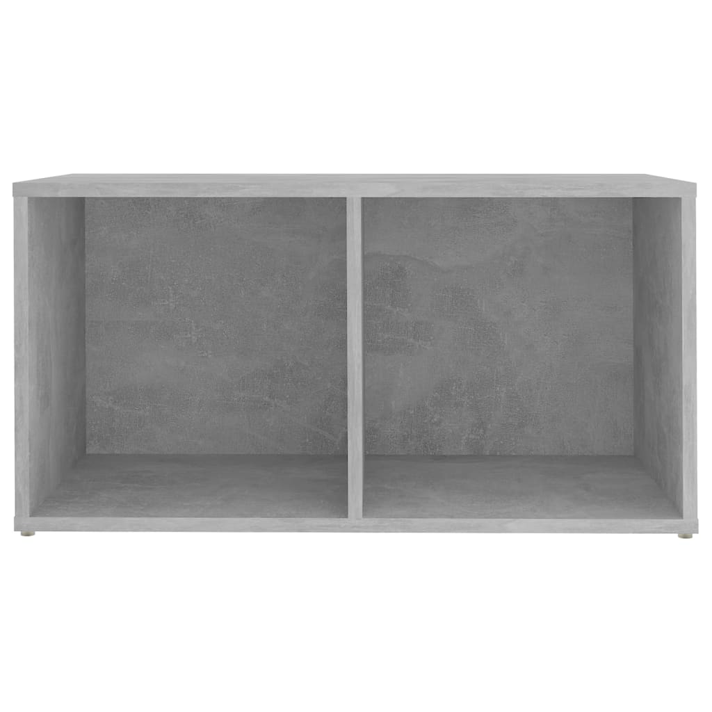 6 Pcs conjunto de móveis de TV derivados madeira cinza cimento