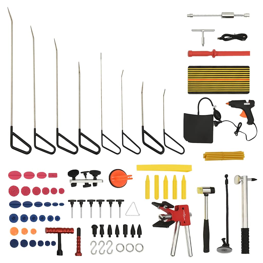 75 Pcs conjunto ferramentas reparação de mossas sem repintura