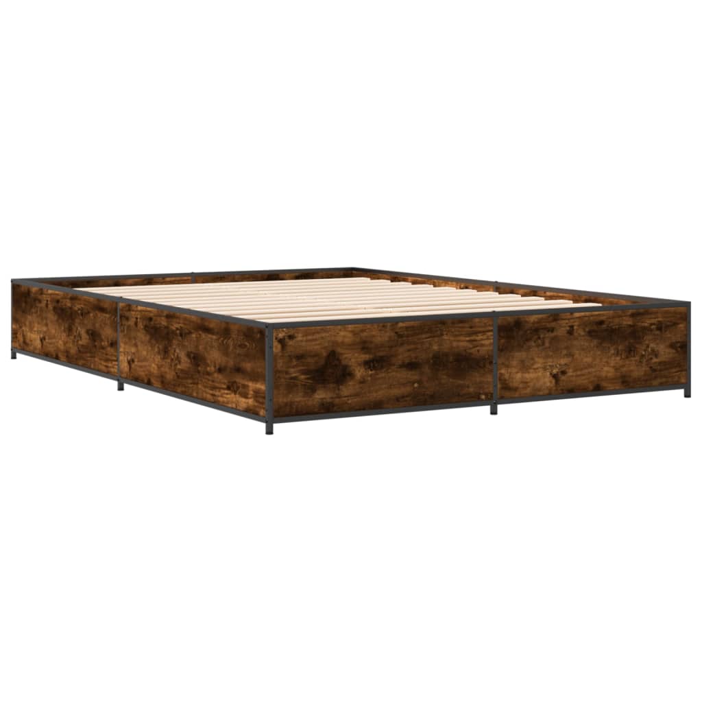 Estrutura cama 120x190 cm derivados de madeira/metal