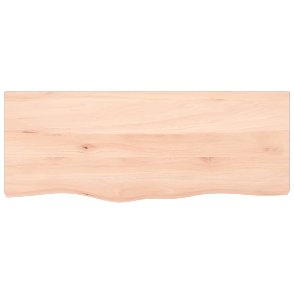 Tampo de mesa 100x40x(2-4) cm carvalho maciço não tratado