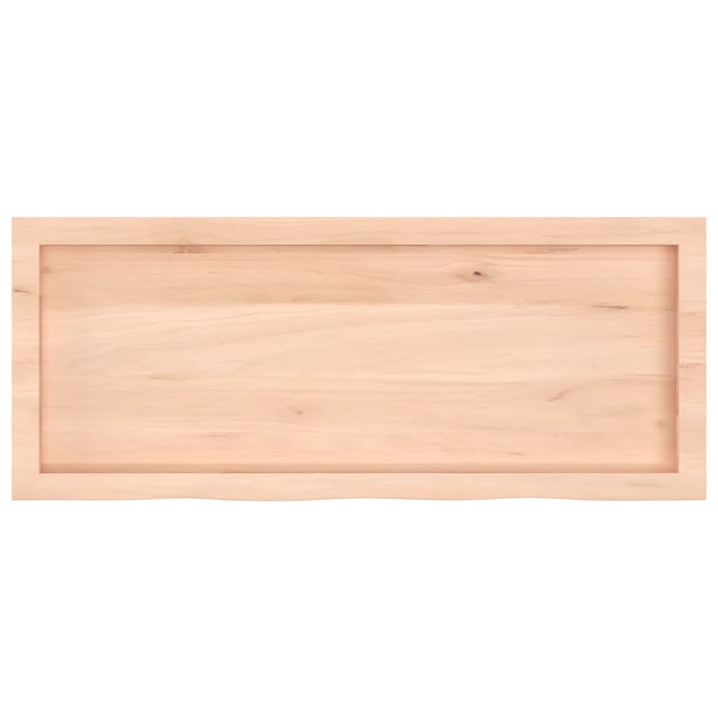 Tampo de mesa 100x40x(2-4) cm carvalho maciço não tratado