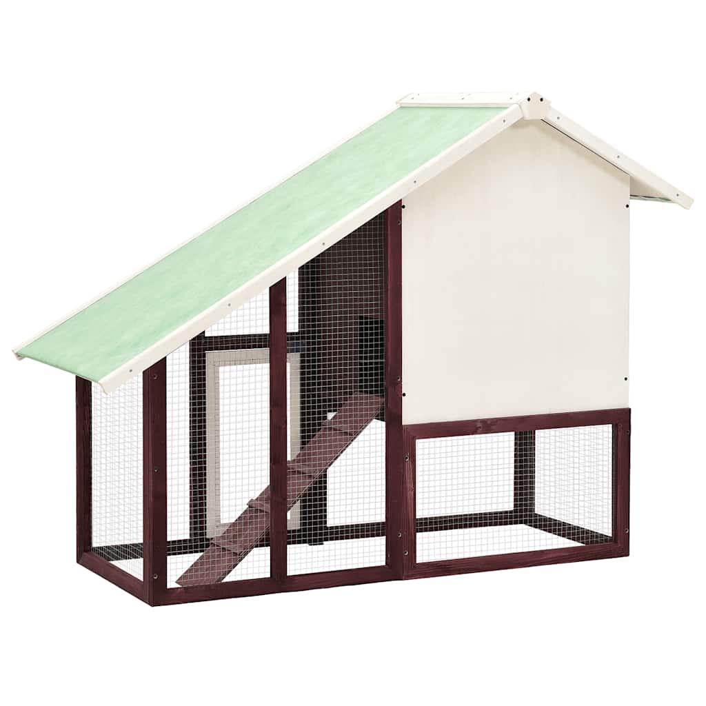 Coelheira 140x63x120 cm madeira abeto maciça moca e branco