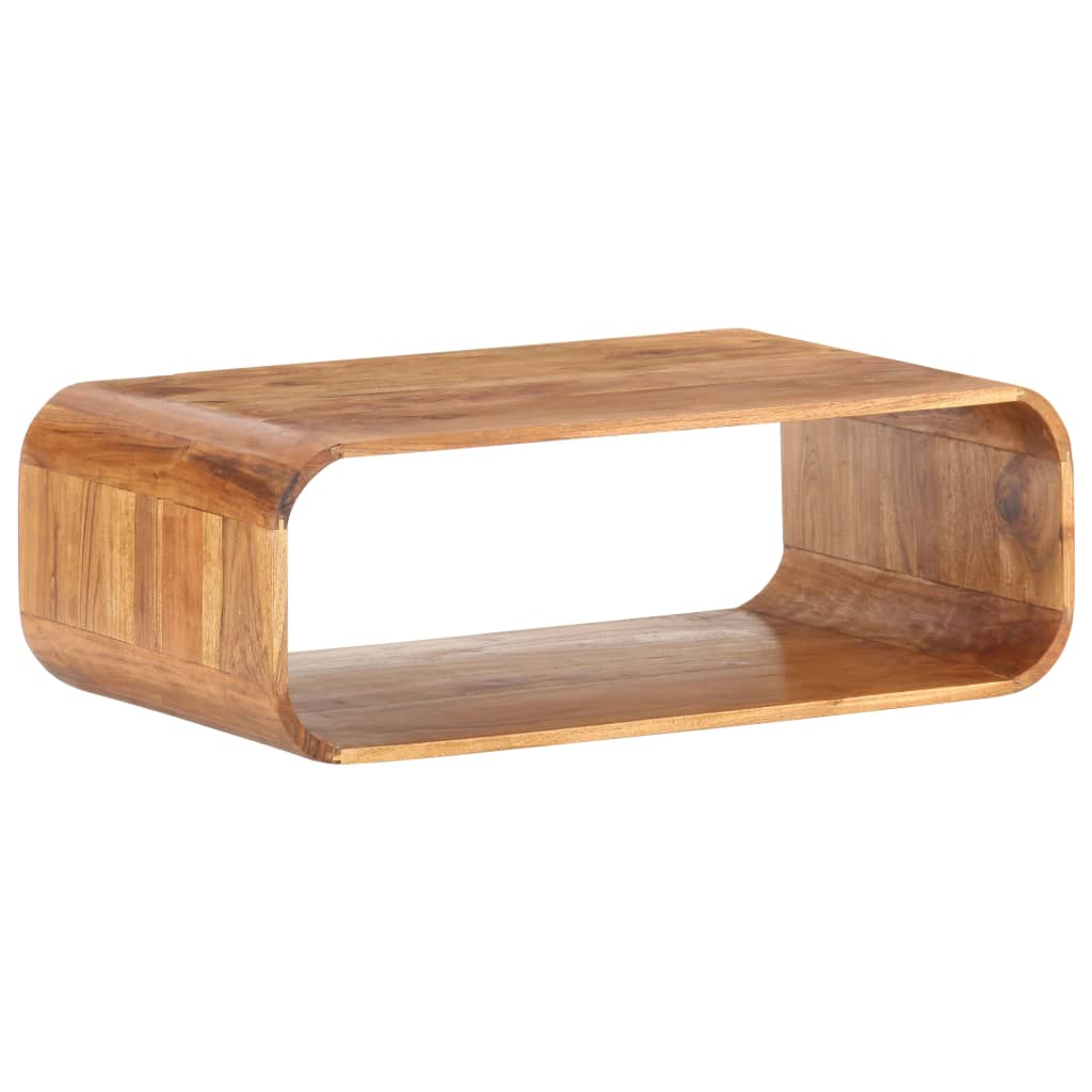 Mesa de centro 90x50x30 cm madeira de acácia maciça