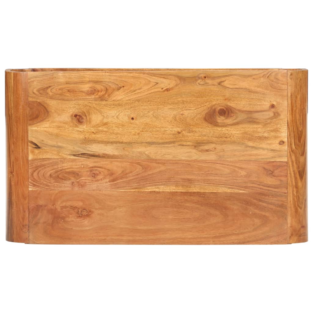 Mesa de centro 90x50x30 cm madeira de acácia maciça