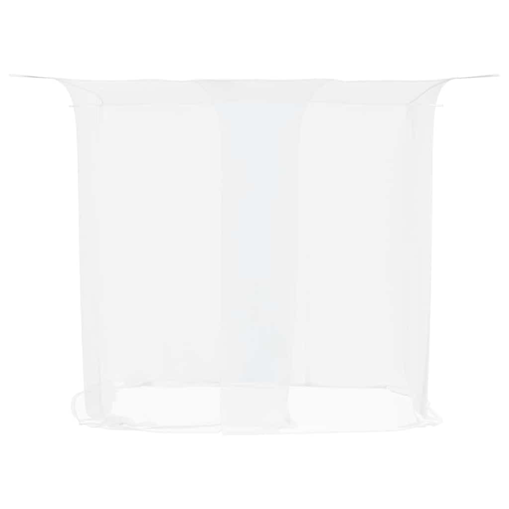 Rede mosquiteira suspensa malha branco 220x100x150 cm