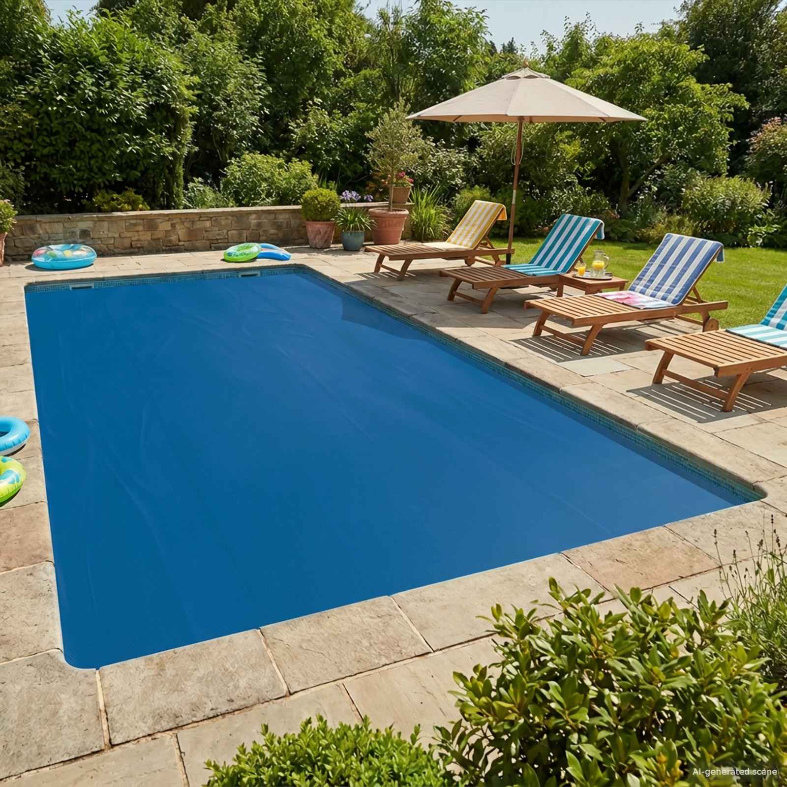 Capa de piscina solar alta qualidade 450 x 220 cm 200 μm
