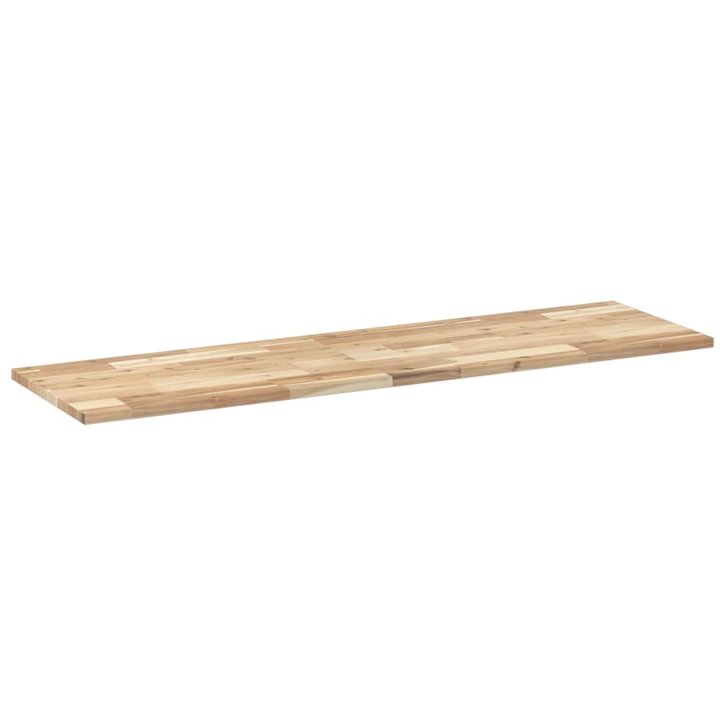 Prateleira flutuante 3pcs 160x40x2cm acácia maciça não tratada